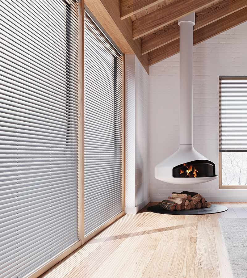 ستائر معدنية بتشطيب لامع